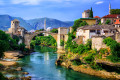Altstadt von Mostar, Bosnien und Herzegowina