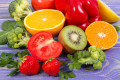 Reifes Obst und Gemüse