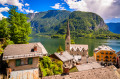 Hallstatt und Hallstätter See, Österreich