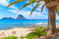 Cala d'Hort Strand, Ibiza, Spanien