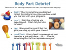 Rubber Chicken Body Part Debrief