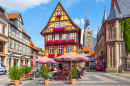 Stadtplatz von Quedlinburg, Deutschland