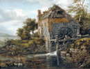 Wassermühle bei einem Bauernhof
