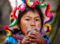 Peruanisches Mädchen, Titicacasee