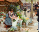 Blumenmarkt von Madeleine, Paris