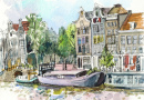 Aquarell Amsterdam