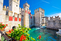 Stadt von Sirmione, Gardasee, Italien
