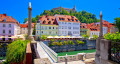 Stadt von Ljubljana, Slowenien