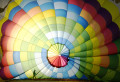Heißluftballon von innen