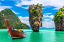 James Bond Island in der Nähe von Phuket, Thailand