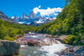 Berg Fitz Roy, Los Glaciares, Argentinien