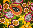 Tropische Früchte