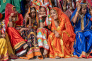 Junge Mädchen in Pushkar, Rajasthan, Indien