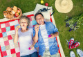 Bei einem Picknick