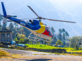 Rettungshubschrauber, Flughafen Lukla, Himalaya