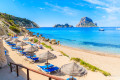 Cala d'Hort Beach, Ibiza, Spanien