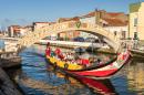 Traditionelles Boot in Aveiro, Portugal