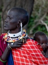 Maasai Frau und Kind