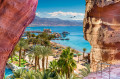 Strand und Jachthafen in Eilat, Israel