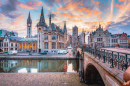 Historisches Stadtzentrum von Gent, Belgien