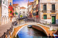 Venezianische Straßen und Kanäle, Italien