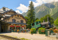 Bahnhof von Chamonix-Mont-Blanc, Frankreich