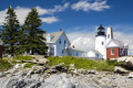 Pemaquid Point Leuchturm in Bristol, Maine