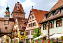 Rothenburg ob der Tauber, Bayern, Deutschland
