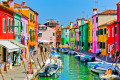 Burano Island, Venedig, Italien