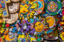 Traditionelle mexikanische Keramik in Guanajuato