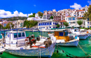 Alter Hafen von Skopelos, Griechenland