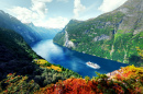 Sieben Schwestern Wasserfälle, Norwegen