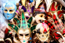 Karnevalsmasken in Venedig