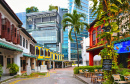 Historische Peranakan Häuser in Singapur