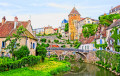 Semur-en-Auxois, Bourgogne, Frankreich