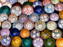 Marokkanische Keramik in Medina