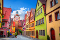 Rothenburg ob der Tauber, Bayern, Deutschland
