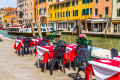 Straßencafé am Kanal, Venedig