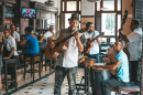 Kubanische Band in Bar Dos Hermanos