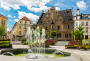 Magistratplatz in Walbrzych, Polen