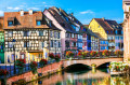 Kanal in Colmar, Frankreich