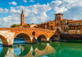 Brücke Ponte Pietra, Verona, Italien