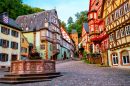 Altstadt Miltenberg, Bayern, Deutschland