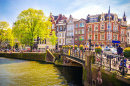 Kanäle von Amsterdam, Niederlande