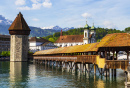 Kapellbrücke in Luzern, Schweiz