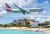 Flughafen Sint Maarten in der Karibik