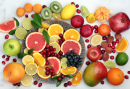 Auswahl an frischen Früchten
