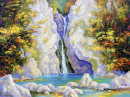 Wasserfall am Fluss Agura