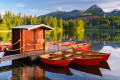 Bergsee Strbske Pleso, Slowakei