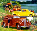 1935 Oldsmobile Six Limousine & Pontiac Sportcoupé